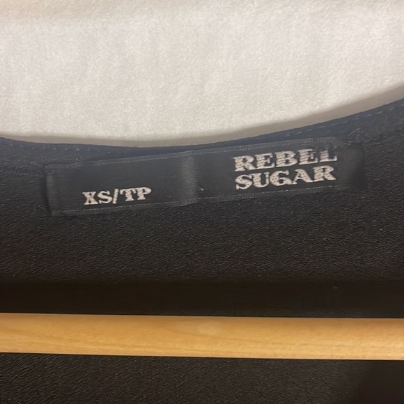 Black nylon small one piece romper - Picture 4 of 4